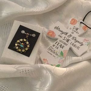 Genuine Indian Handcrafted sterling silver charm!!